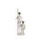 Figurine Décorative Home ESPRIT Blanc Doré 9 x 8 x 25 cm