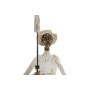 Decorative Figure Home ESPRIT White Golden 9 x 8 x 25 cm