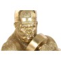 Figurine Décorative Home ESPRIT Doré Gorille 44 X 38 X 61,5 CM