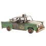 Decorative Figure Home ESPRIT Green Silver Car Vintage 32 x 14 x 13 cm