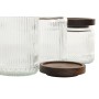 Set de 3 Boites Home ESPRIT Transparent Naturel 700 ml 1 L 3 Pièces