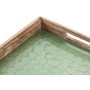 Plateau Home ESPRIT Vert Naturel Bois de manguier 43,5 X 27 X 4,5 CM
