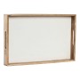 Plateau Home ESPRIT Blanc Naturel Bois de manguier 43,5 X 27 X 4,5 CM