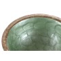 Bol pour Apéritifs Home ESPRIT Vert Naturel Bois de manguier Moderne Laqué 15 x 15 x 6,5 cm