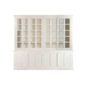 Présentoir Home ESPRIT Blanc Teck Bois de manguier 270 X 43 X 244 CM