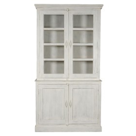 Présentoir Home ESPRIT Blanc Bois de manguier 122 x 43 x 230 cm