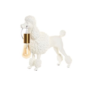 Lampe de bureau Home ESPRIT Blanc Doré 50 W 220 V