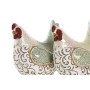 Figurine Décorative Home ESPRIT Vert Poule (2 Unités)
