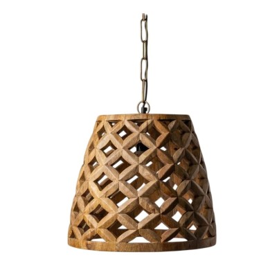 Ceiling Light Home ESPRIT Mango wood 41 x 41 x 40 cm