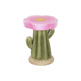 Table d'appoint Home ESPRIT Vert Rose 32,5 X 32,5 X 42,5 CM