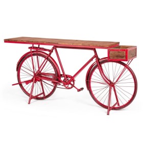 Console Home ESPRIT Marron Noir 195 x 40 x 91 cm