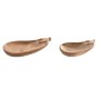 Centre de Table Home ESPRIT Marron Acacia 28 X 14 X 2,5 CM (2 Unités)