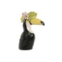 Vase Home ESPRIT Yellow Black Ceramic Tropical 19 X 10 X 25 CM