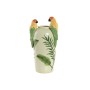 Vase Home ESPRIT Yellow Green Ceramic Tropical 21 x 21 x 24 cm