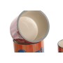 Cache-pot Home ESPRIT Multicouleur Céramique Urbaine 13,6 X 13,6 X 11,8 CM (3 Pièces) (3 Unités)