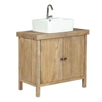 Under Sink Cabinet Home ESPRIT Ceramic Mango wood 81 X 56 X 78 CM