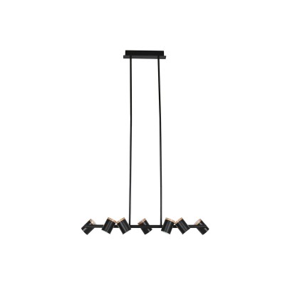 Suspension Home ESPRIT Marron Noir Bois Métal 104 X 18 X 164 CM
