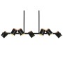 Ceiling Light Home ESPRIT Brown Black Wood Metal 104 X 18 X 164 CM
