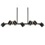 Ceiling Light Home ESPRIT Brown Black Wood Metal 104 X 18 X 164 CM