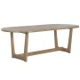 Table de Salle à Manger Home ESPRIT Gris bois de teck 240 x 100 x 76 cm