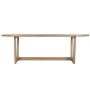 Dining Table Home ESPRIT Grey Teak 240 x 100 x 76 cm