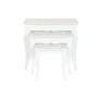Table d'appoint Home ESPRIT Blanc Gris clair 53 x 35 x 47 cm