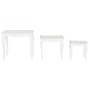 Side table Home ESPRIT White Light grey 53 x 35 x 47 cm