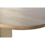 Dining Table Home ESPRIT Golden Brass Mango wood 210 x 110 x 76 cm