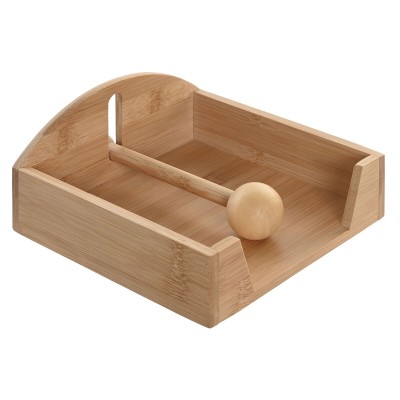 Napkin holder Home ESPRIT Natural Bamboo 19 x 21 x 8,8 cm