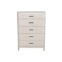 Chest of drawers Home ESPRIT Light grey 80,6 x 48 x 112,5 cm
