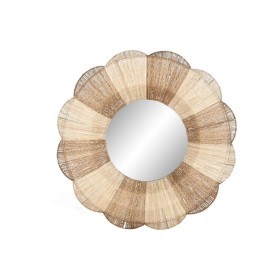 Miroir mural Home ESPRIT Marron Naturel Boho 87 X 8 X 87 CM