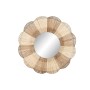 Wall mirror Home ESPRIT Brown Natural Boho 87 X 8 X 87 CM