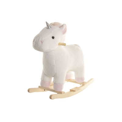 Rocking Chair Home ESPRIT White Natural Unicorn