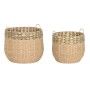 Set de basket Home ESPRIT Vert Naturel Fibre naturelle (2 Pièces)
