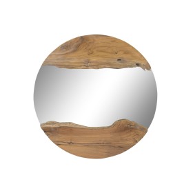 Wall mirror Home ESPRIT Brown Bali 100 x 5 x 100 cm