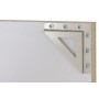 Miroir mural Home ESPRIT Blanc Marron Beige Gris Moderne 68 x 2 x 156 cm (4 Unités)