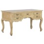 Desk Home ESPRIT White Natural Wood