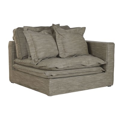 Sofa module Home ESPRIT Green Sand 120 X 120 X 95 CM