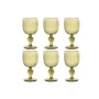 Set de Verres Home ESPRIT Vert Verre 340 ml (6 Unités)