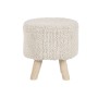 Footrest Home ESPRIT Beige Boho 40 x 40 x 40 cm