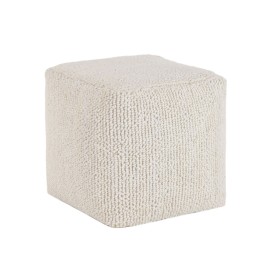 Repose-pied Home ESPRIT Beige Boho 45 x 45 x 45 cm