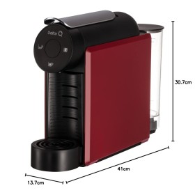 Cafetière superautomatique Delta Q Mini Qool Rouge