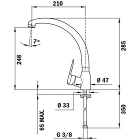 Mixer Tap Teka Silver Metal