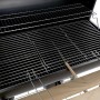 Barbecue à Charbon avec Couvercle et Roulettes DKD Home Decor Noir Naturel Bois Métal Acier 108 x 71 x 103 cm