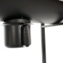 Barbecue à Charbon avec Couvercle et Roulettes DKD Home Decor Noir Naturel Bois Métal Acier 108 x 71 x 103 cm