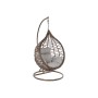 Hanging garden armchair DKD Home Decor Brown Grey Multicolour Dark brown Aluminium synthetic rattan 100 x 78 x 120 cm 100 x 70 x