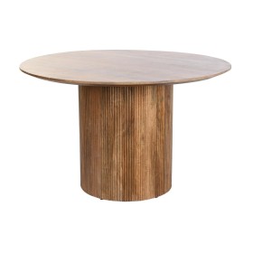 Dining Table DKD Home Decor Natural Mango wood 120 x 120 x 76 cm