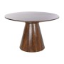Dining Table DKD Home Decor Dark brown Mango wood 120 x 120 x 76 cm