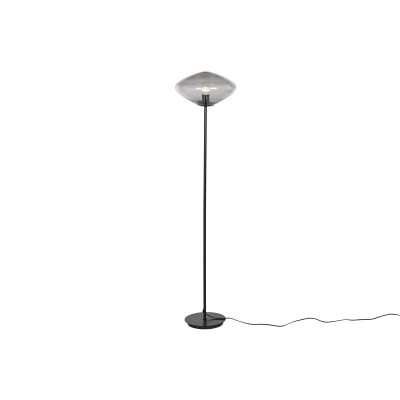 Lampadaire Home ESPRIT Gris Métal Verre 50 W 220 V 39 x 39 x 150 cm