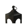 Lanterne DKD Home Decor Noir Aluminium Verre 16 x 16 x 55 cm